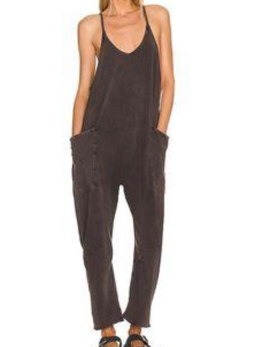 Free People Hotshot Onesie Jumpsuit with Pockets